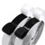 1" Width Self Adhesive Hook and Loop Sticky Back Tape Fastener 16 feet (Black)