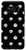 Galaxy S8 Polka Dot Pattern Black and White classic design Black Case