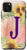 iPhone 11 Pro Max Watercolor Flower Monogram Letter J Blush Background Case