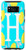 Galaxy S8 Letter H Monogram Yellow Lemon Teal Blue Background Wreath Case