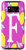 Galaxy S8 Letter F Monogram Yellow Lemon Bright Pink Background Wreath Case