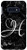 Galaxy S10e First Last Name Initial Letter H on White Black Design Case