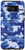 Galaxy S8 Blue Digital Blue Camo Camouflage Hunter Military Case