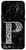 Galaxy S9 First Last Name Initial Letter P on White Black Design Case