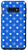 Galaxy S10e Blue snowflake pattern winter holidays Hanukkah Christmas Case