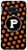 Galaxy S10e Cute Girls Basketball Monogram Letter P Initial Dots Black Case
