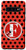 Galaxy S10 Polka Dots Ladybug Monogram Name Initial Letter F Case