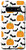 Galaxy S10 Halloween Design Cell Case Bat   Pumpkin Pattern Orange B W Case
