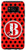 Galaxy S8 Polka Dots Ladybug Monogram Name Initial Letter B Case
