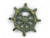 Hampton Nautical Cast Iron Ship Wheel Bottle Opener, 3.75", Antique Bronze