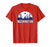 Washington DC Baseball Hometown Skyline Vintage T-Shirt