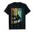 Vintage Distressed Style Parkour Silhouette T-Shirt