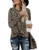 Blooming Jelly Womens Leopard Print Tops Long Sleeve Round Neck Casual T Shirts Tees Medium Leopard-Long Sleeve