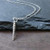 Sterling Silver Small Unicorn Horn Charm Necklace 18