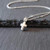 Sterling Silver Cross Necklace 18 tiny size