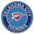 FANMATS 18846 NBA Oklahoma City Thunder Roundel Mat Team Color 27 Diameter