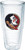 Tervis Florida State University Seminole Head Emblem Individual Tumbler 24 oz Clear