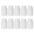 uxcell Plastic Lab Chemical Reagent Bottle 120g Wide Mouth Sample Sealing Solid Storage Container 10pcs