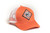 J D Productions inc_ Allis Chalmers Tractor Hat Vintage Logo Orange with White mesh Back