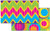Teacher Created Resources   Sassy Bubbles   Chevrons Double-Sided Border