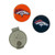 Team Effort Denver Broncos Hat Clip   2 Ball Markers