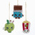 Kurt Adler 2-Inch Shopkins Christmas Ornaments 3 Assorted