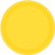 Amscan 69915.09 Disposable Round Dinner Paper Plates Tablewear Party Supplies 10.5 Yellow