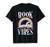 Book Vibes Librarian Gift Rainbow Teacher Reading Nerd Read T-Shirt