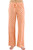 INTIMO Womens Cotton Knit Pajama Sleep Pants Orange Dots Medium