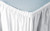 Creative Converting Plastic Table Skirt, 21.5-Feet, White