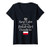 Womens Keep Calm Let The Polish Girl Handle It Poland Flag Gift V-Neck T-Shirt