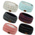Winter Knit Headband Warmer Fuzzy Fleece Lined Headband Soft Ear Cover Crochet Ear Warmer Head Wrap Confetti Thick Cable Headband for Women
