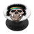 Psychedelic Rockstar Headband Skull Head Face PopSockets Grip and Stand for Phones and Tablets
