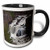 3dRose 17294_4 Firehole Falls Yellowstone National Park-Two Tone Black Mug 11 oz Multicolored