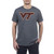 Elite Fan Shop Virginia Tech Hokies Mens Dark Heather Icon Teeouchdown Tee Shirt Large