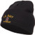 e4Hats_com US Navy Veteran Military Embroidered Short Beanie - Black OSFM