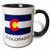 3dRose mug_107356_4" Colorado State Flag Two Tone Mug, Black/White, 11 oz 3dRose mug_107356_4" Colorado State Flag Two Tone Mug, Black/White, 11 oz