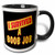 3dRose (mug_117578_4) I Survived A Boob Job Survial Pride And Humor Design - Two Tone Black Mug, 11oz