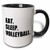 3dRose mug_180456_4 Two Tone Mug, Black, 11 oz