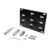 AUXMART License Plate Mount for BMW Front Bumper License Plate Frame Stainless Steel Black