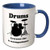 3dRose (mug_123049_6) Drums everyone else is accompaniment - Two Tone Blue Mug, 11oz