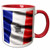 3dRose mug_204483_5"French Flag Design" Two Tone Mug, 11 oz, Red