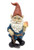FICITI Garden Gnome Statue 10 - Outdoor Garden Gnomes - Lawn Gnome Blue