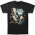 Liquid Blue Mens Three Stooges Moon T-Shirt Black Large