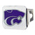 FANMATS NCAA Kansas State Wildcats Color Hitch - Chromecolor Hitch - Chrome Team Colors One Sized 25049