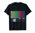 Vintage TV Test Pattern Color Bars T-Shirt T-Shirt