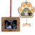 Creawoo 2020 Tiny Miracle Ultrasound Picture Frame Dog Paw Picture Ornament Wooden Christmas Tree Decoration