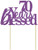 All About Details Purple 70-Years-Blessed Cake Topper