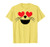 Halloween Emojis Costume Shirt Heart Eyes Cat Face Emoticon T-Shirt