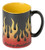 Harley-Davidson Core Sculpted Flames Coffee Mug 15 oz_ - Black HDX-98604